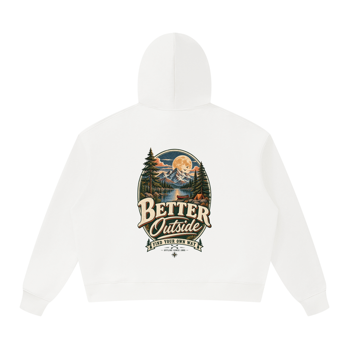 hiking lover  Oversized Heavyweight Hoodie