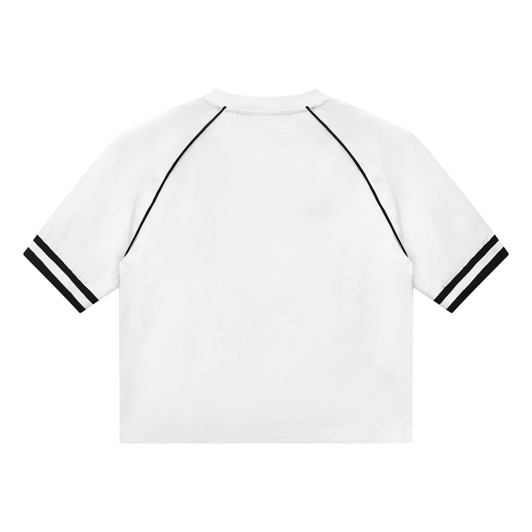 Women’s t shirt Raglan Ribbed T-Shirt