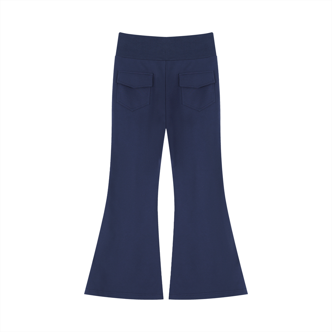 Women PENT  Drawstring Flared Leg Pants