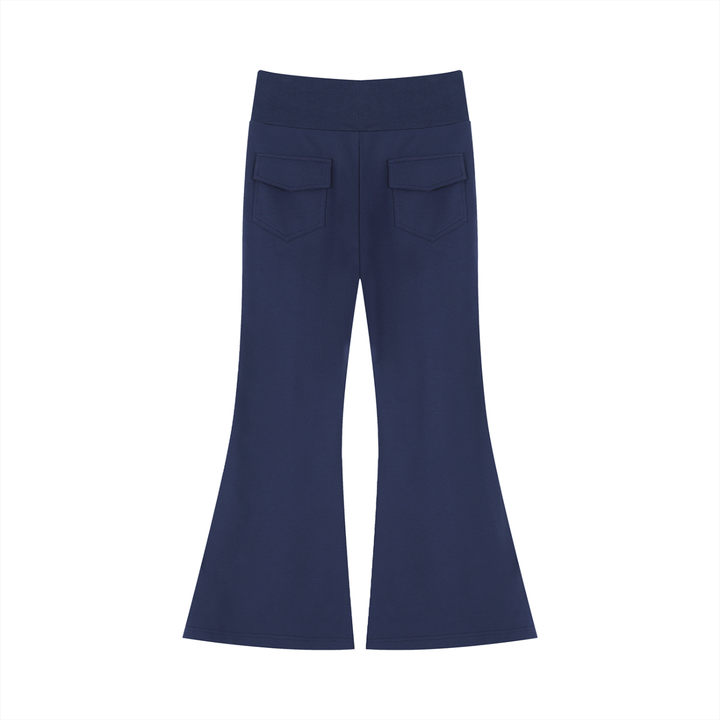 Women PENT  Drawstring Flared Leg Pants