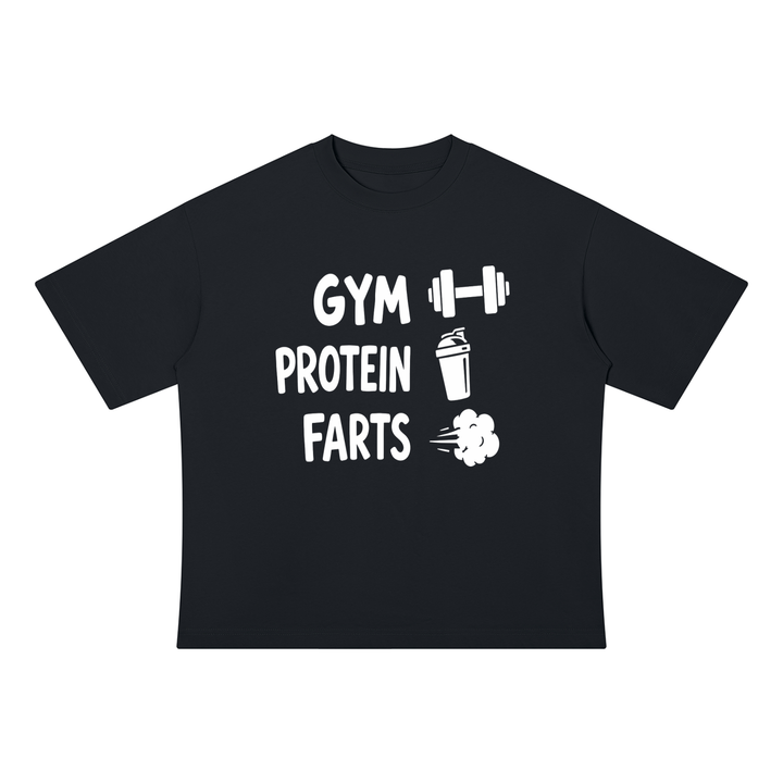 MEN GYMM Unisex Drop Shoulder Cotton T-Shirt