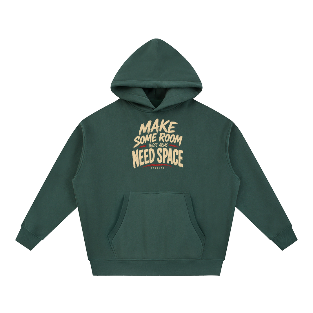men graphics Essential Oversized Boxy Fit Fleece Hoodie