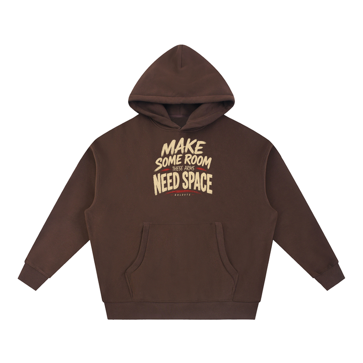 men graphics Essential Oversized Boxy Fit Fleece Hoodie