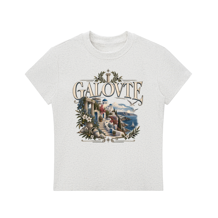 WOMEN GRAPHIC Essential Bodycon Crewneck T-Shirt