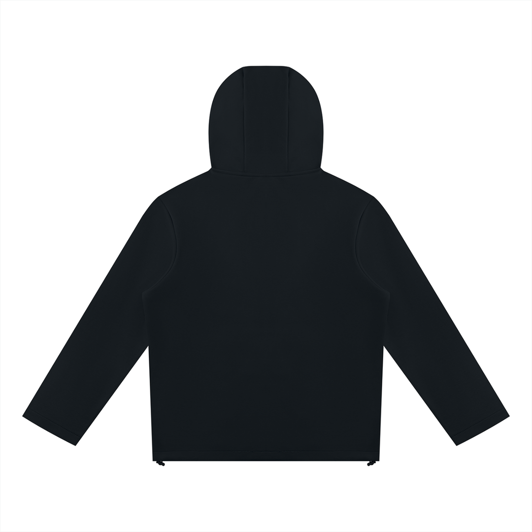 women hoddies Paneled Full Zip Hoodie