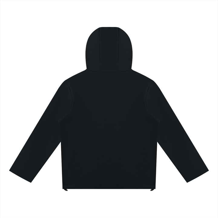 women hoddies Paneled Full Zip Hoodie