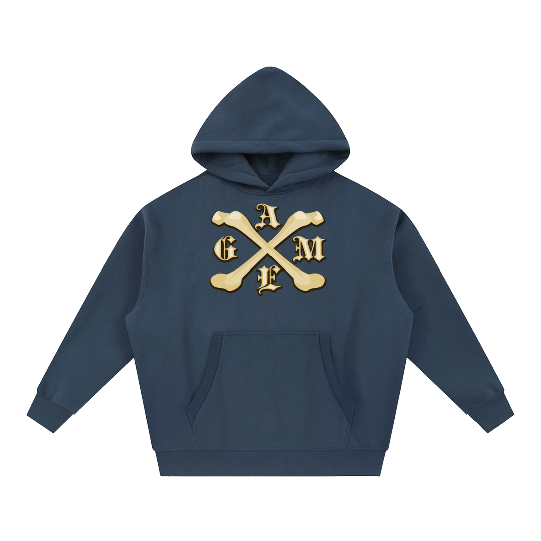 MEN GRAPHIC Oversized Boxy Fit Fleece Hoodie