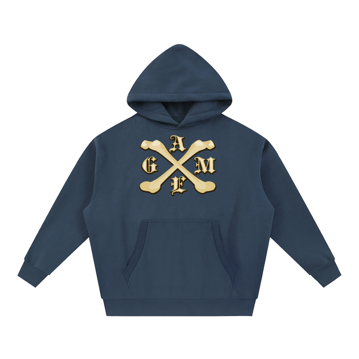 MEN GRAPHIC Oversized Boxy Fit Fleece Hoodie