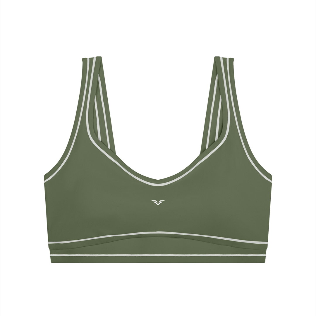 Women’s  gym wear Topstitching Yoga Sports Bra