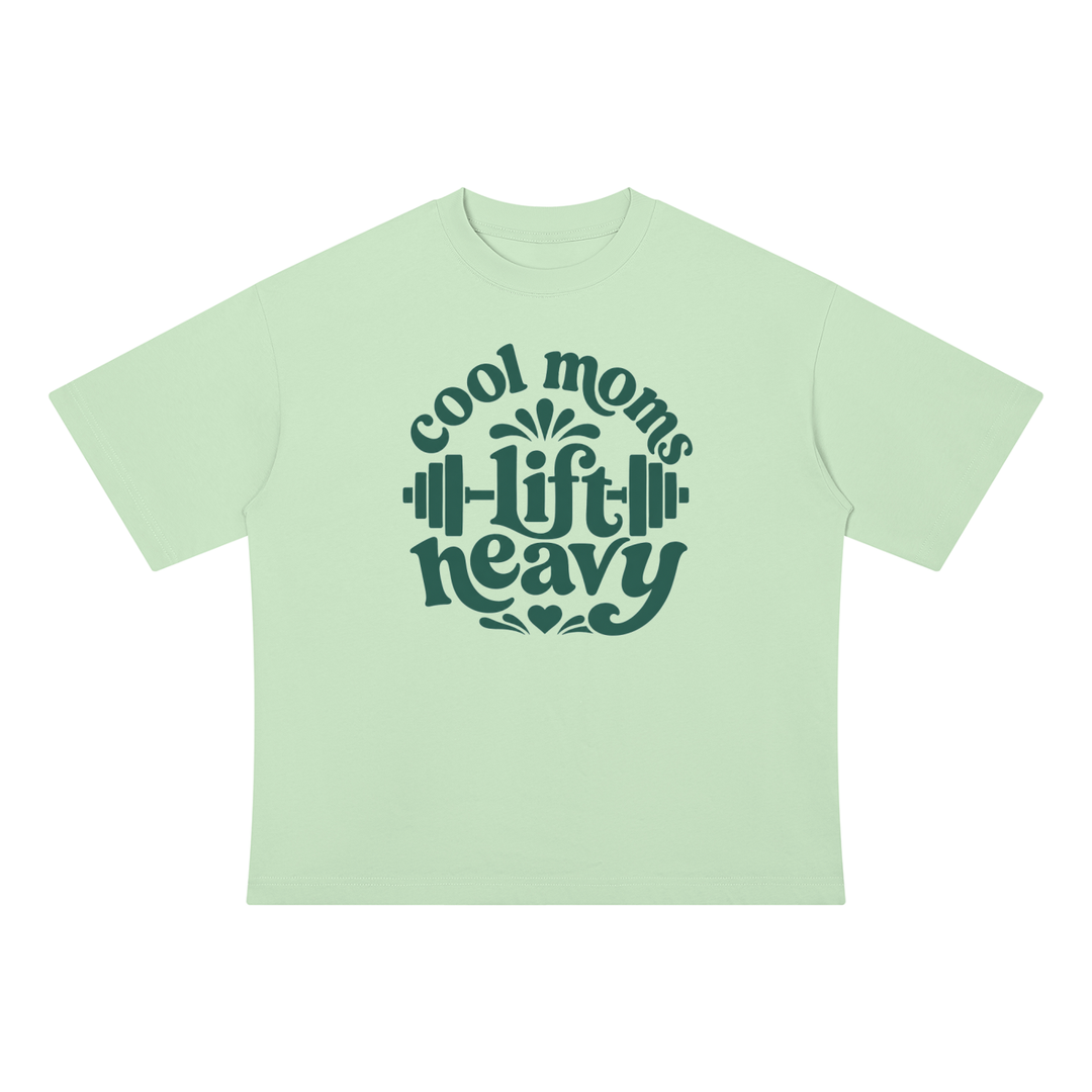 MOM LOVER Drop Shoulder Cotton T-Shirt