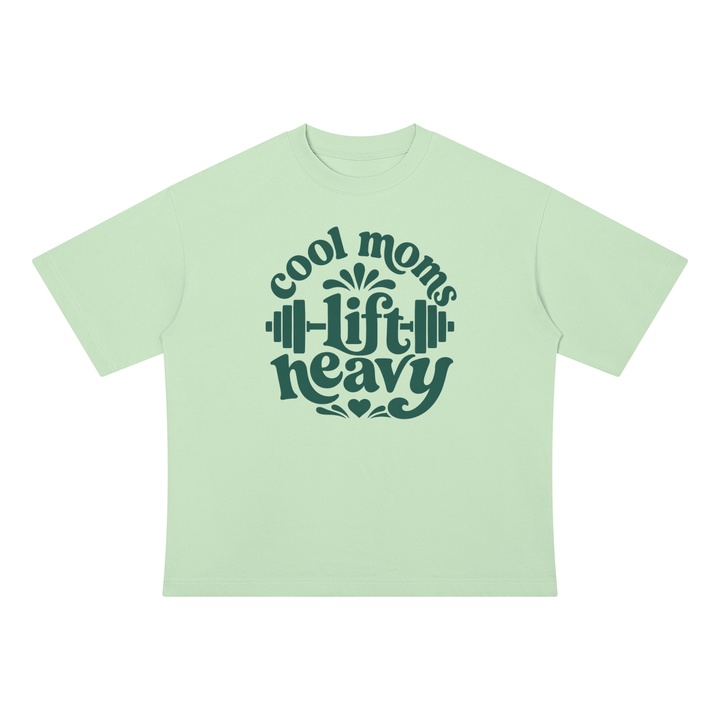 MOM LOVER Drop Shoulder Cotton T-Shirt