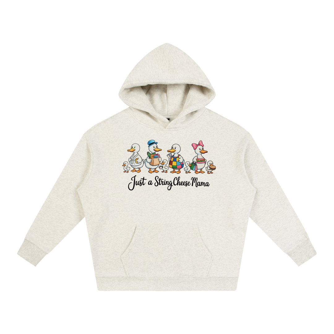 mom lover Just A String Cheese Mama Goose Family Hoodie
