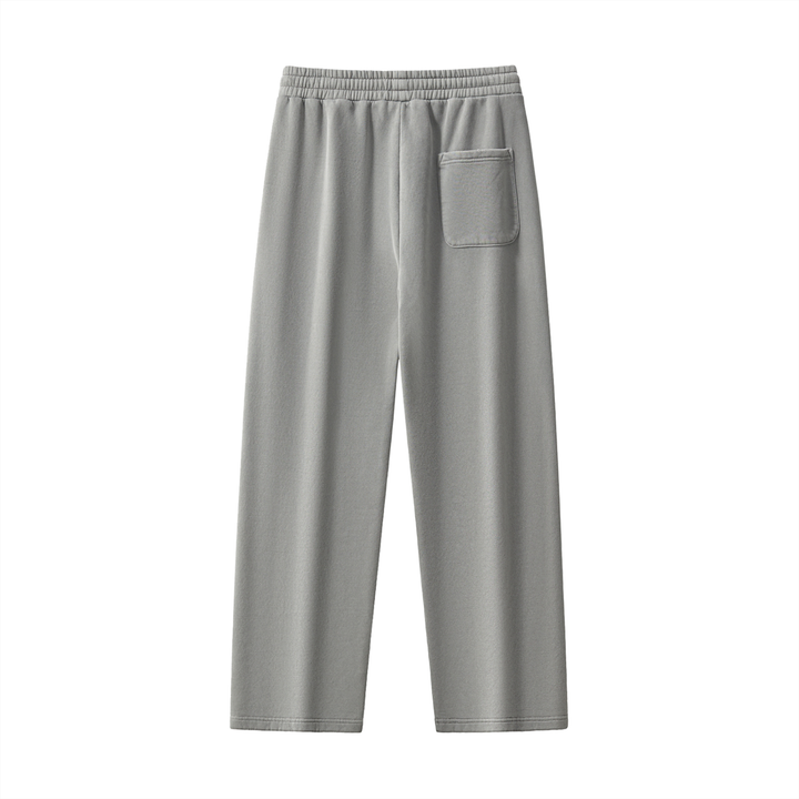 WOMEN PENT Frayed Enzyme Washed Fleece Sweatpants