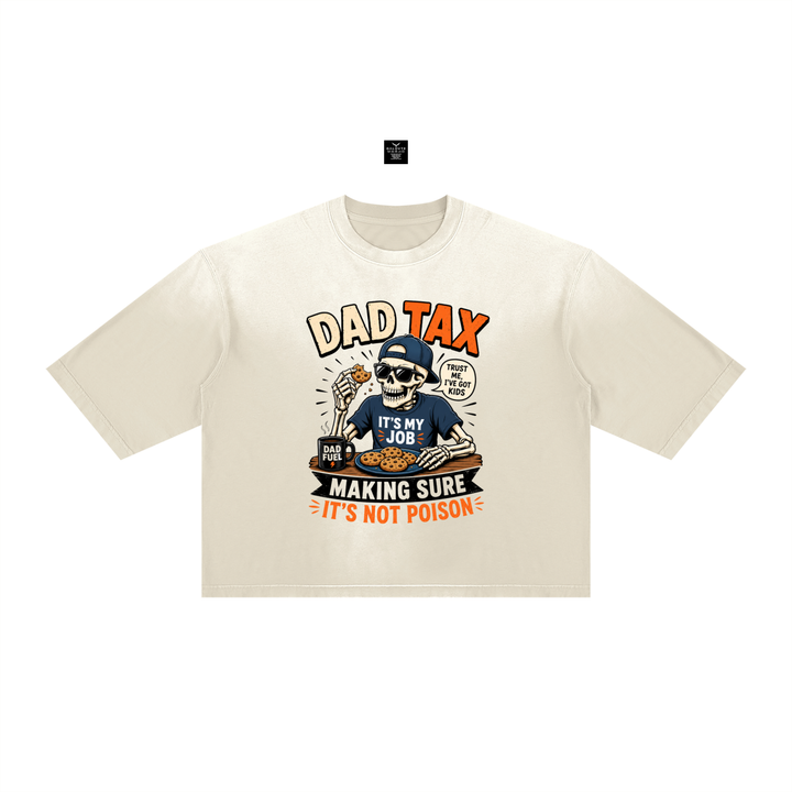 DAD LOVER Unisex Vintage Wash Sunfade Boxy T-Shirt