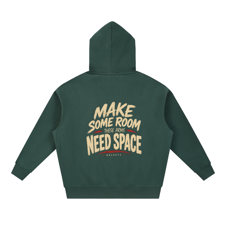 men graphics Essential Oversized Boxy Fit Fleece Hoodie