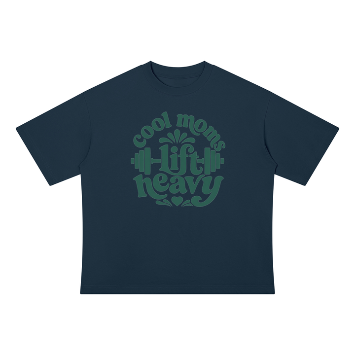 MOM LOVER Drop Shoulder Cotton T-Shirt