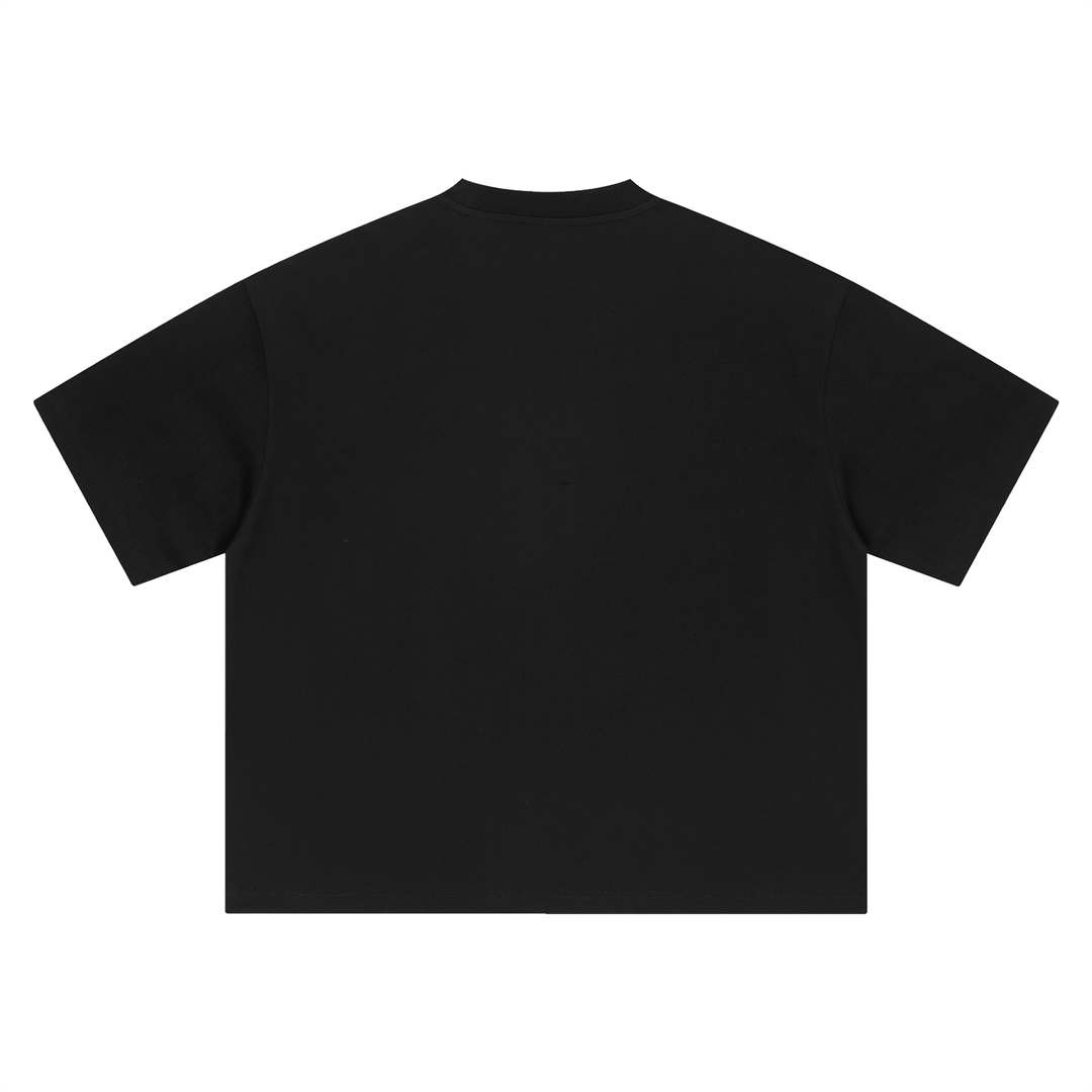 men graphics Boxy Oversized T-Shirt