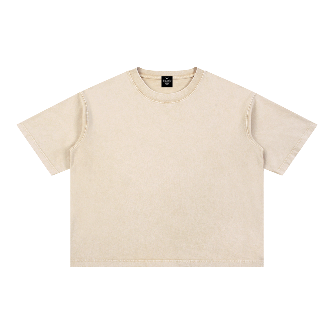 MOM LOVER Mineral Wash Boxy Cotton T-Shirt