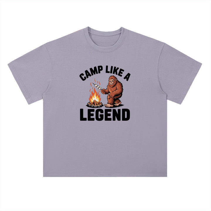 Camp Like A Legend Bigfoot Campfire Tee