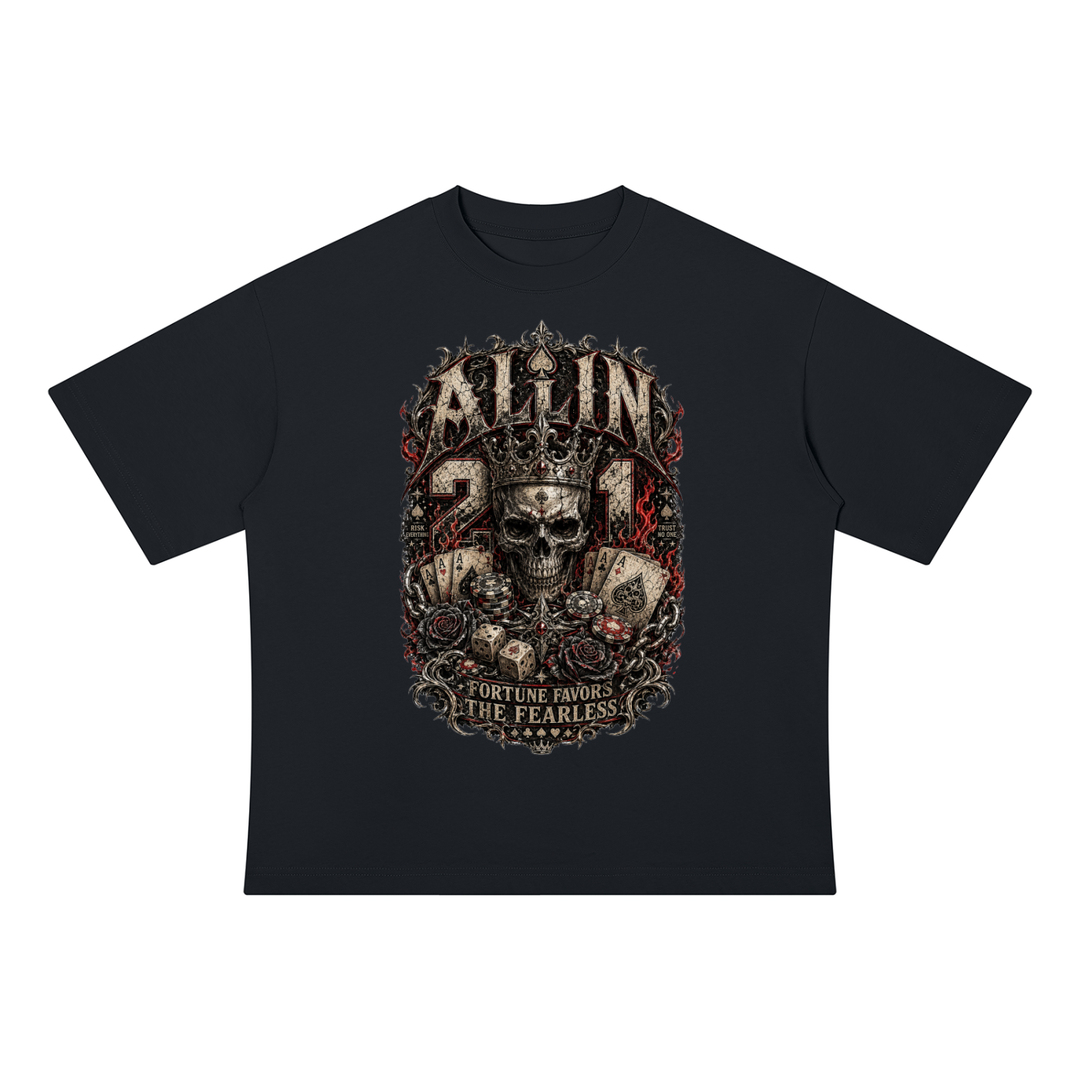 men graphic Unisex Drop Shoulder Cotton T-Shirt