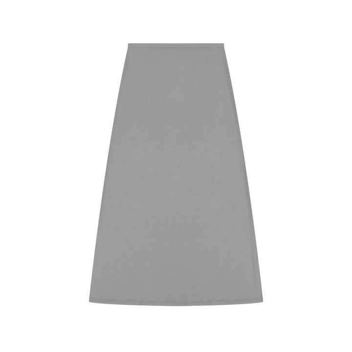Women SKIRT Solid Color Knit Maxi Skirt