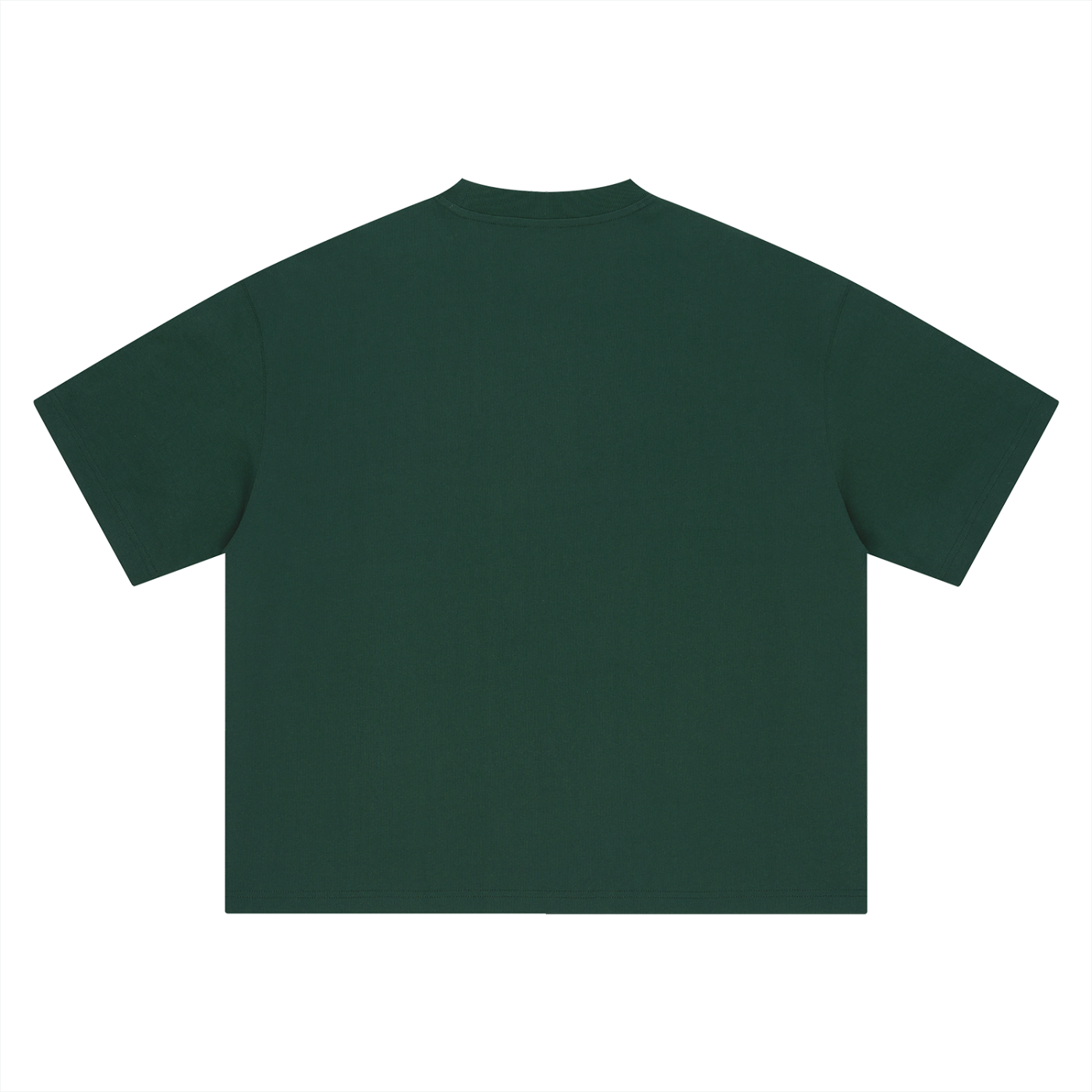 Safari Life For Adventure Vintage Overland Tee in Dark Green, back view.