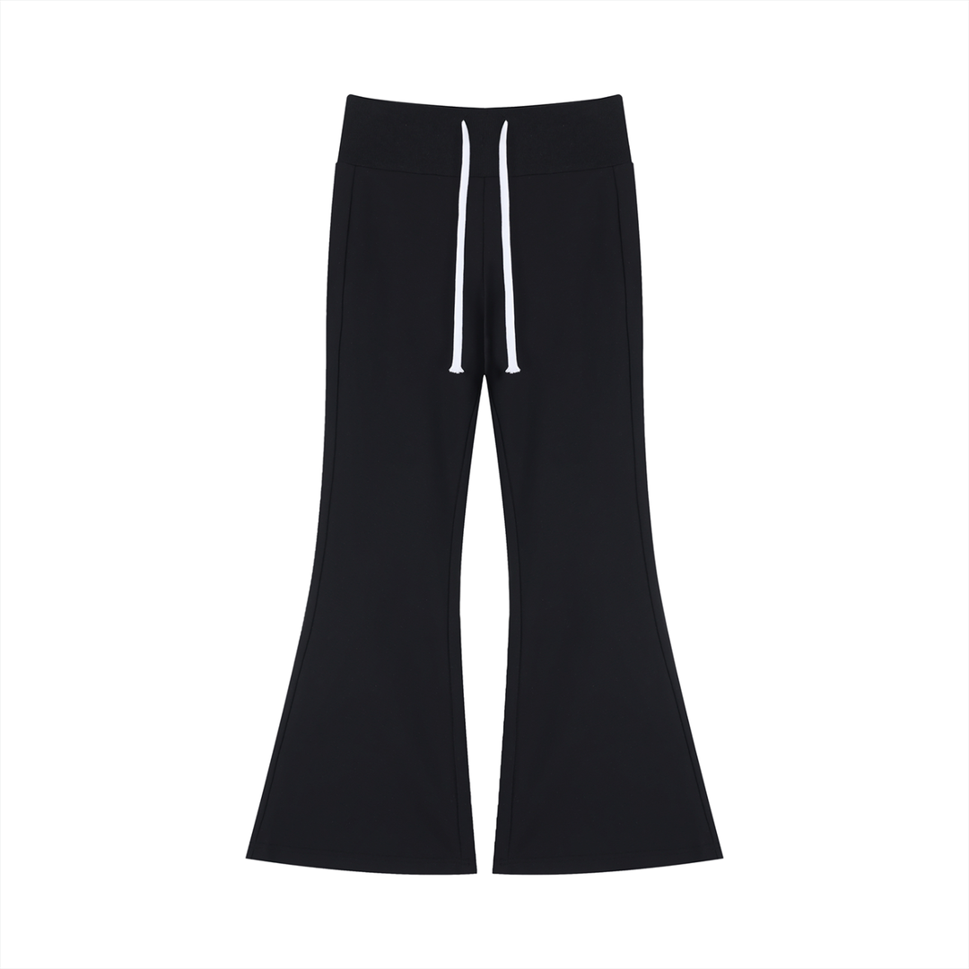 Women PENT  Drawstring Flared Leg Pants