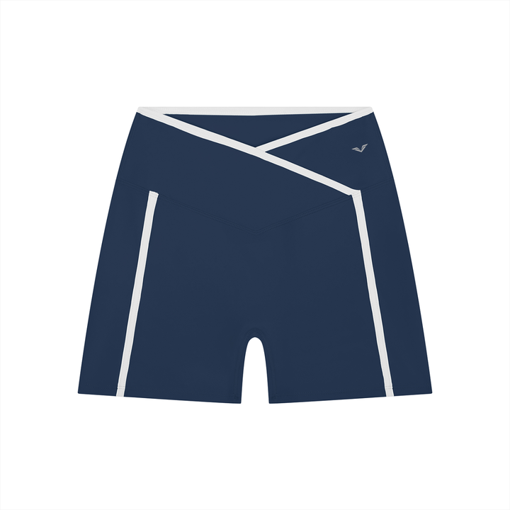 Women’s gym wear High Rise Color Block Yoga Shorts