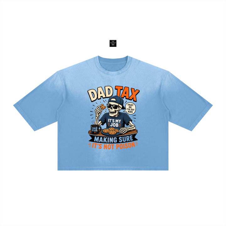 DAD LOVER Unisex Vintage Wash Sunfade Boxy T-Shirt
