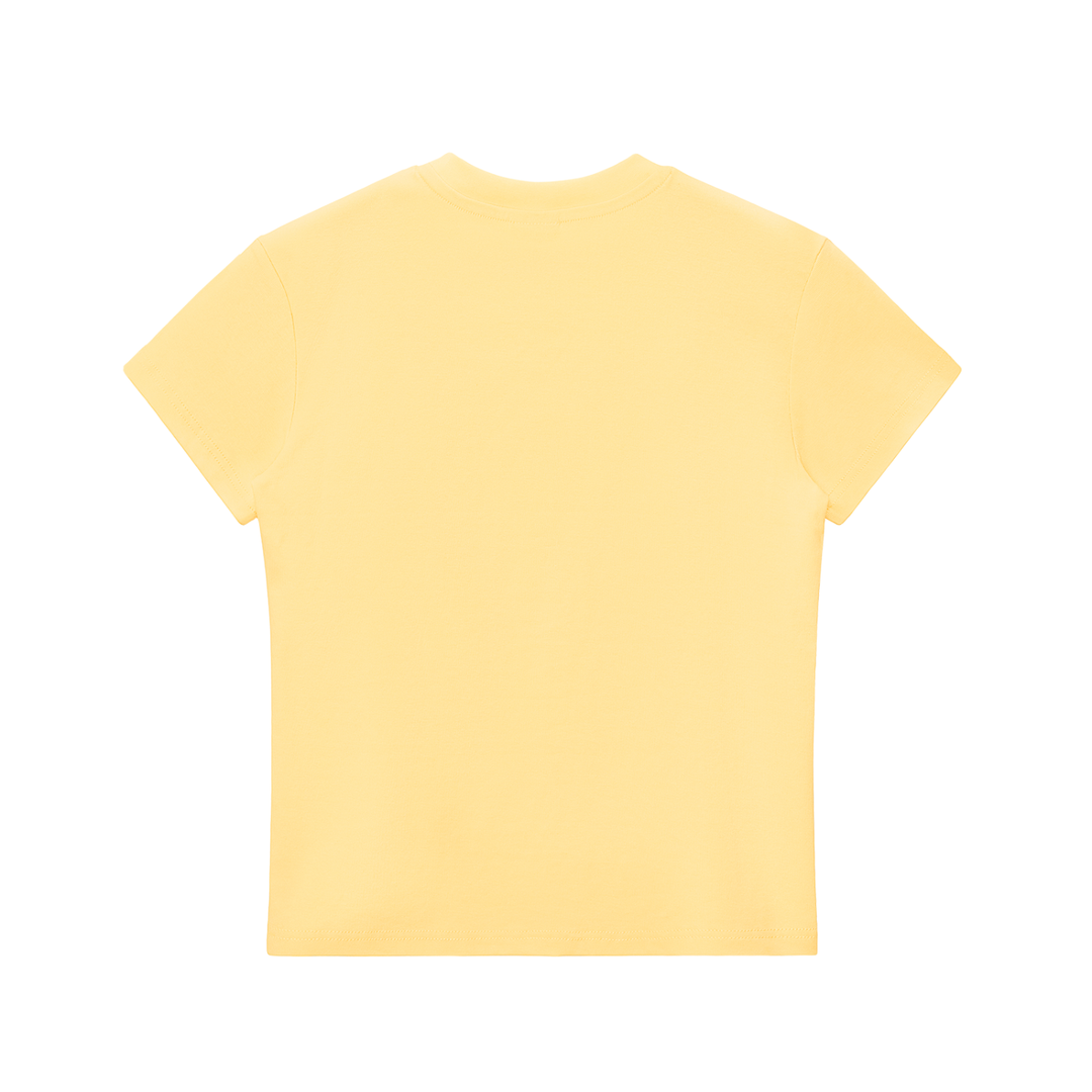 WOMEN GRAPHICS Essential Bodycon Crewneck T-Shirt