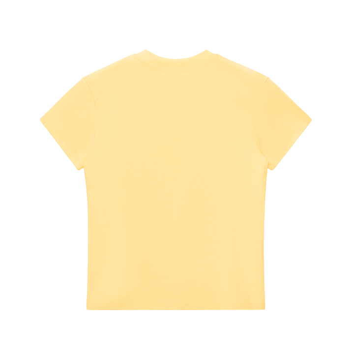WOMEN GRAPHICS Essential Bodycon Crewneck T-Shirt