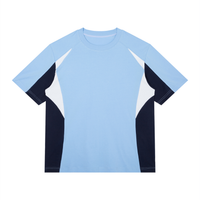Sky Blue with Navy Blue