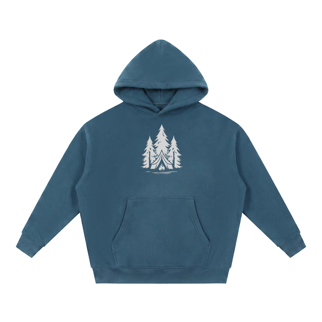 HIKING LOVER Essential Oversized Boxy Fit Fleece Hoodie