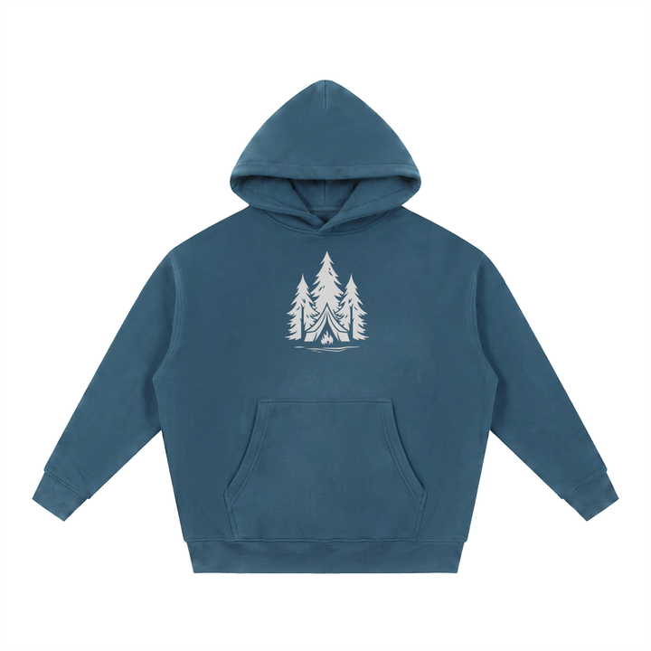 HIKING LOVER Essential Oversized Boxy Fit Fleece Hoodie