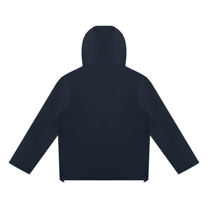 men hoddies Paneled Full Zip Hoodie
