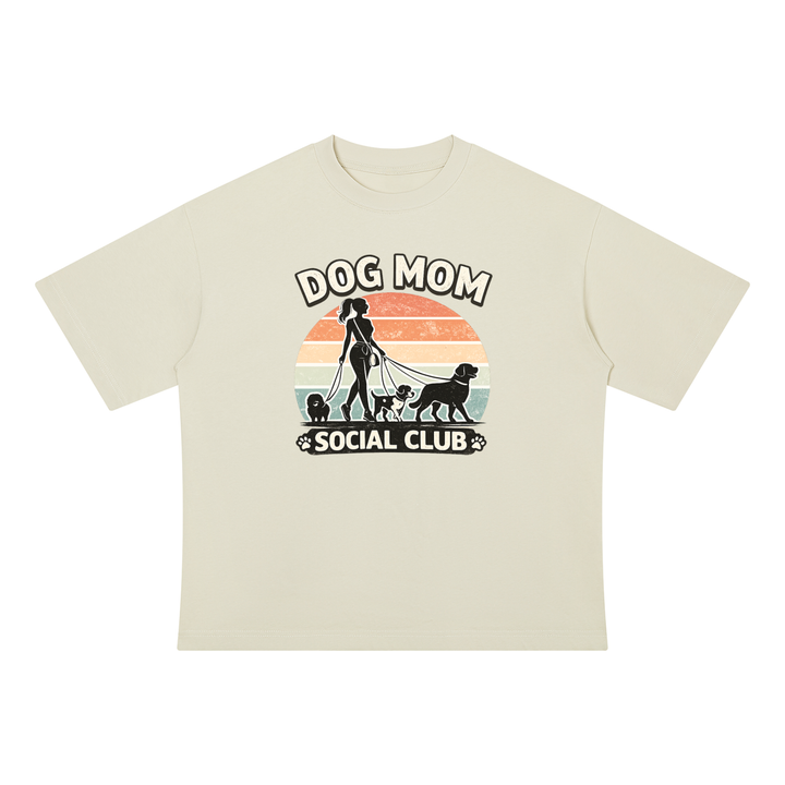 mom lover Drop Shoulder Cotton T-Shirt