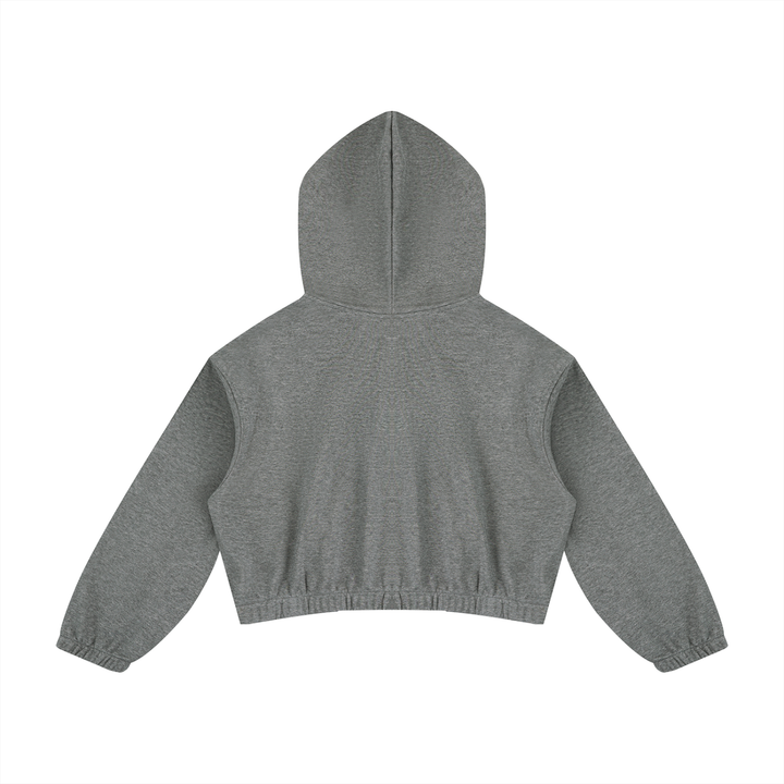 Women HODDIES  Boxy Quarter-Zip Hoodie