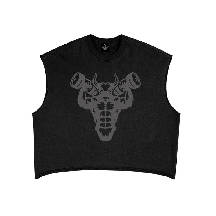 men gym wear French Terry Boxy Tank Top