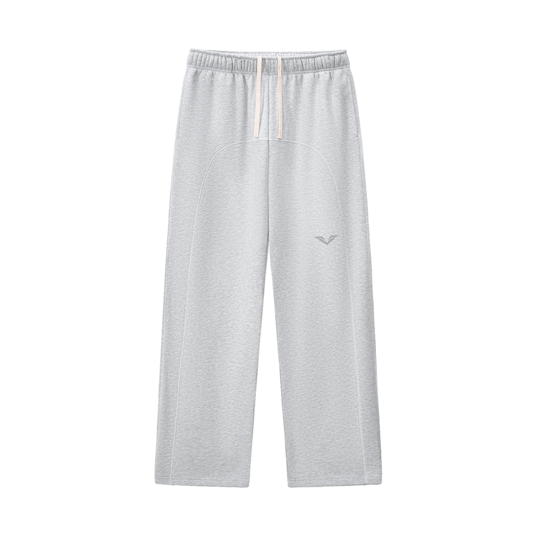 Wing Logo Contrast Stitch Fleece Sweatpants