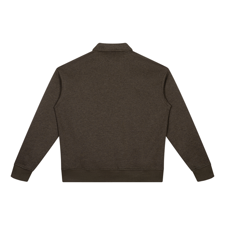 women hoddies  Boxy Quarter-Zip Sweatshirt