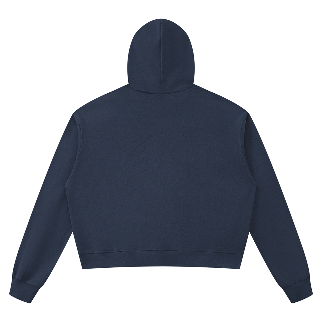 men hoddies Unisex Boxy Raw Edge Hoodie