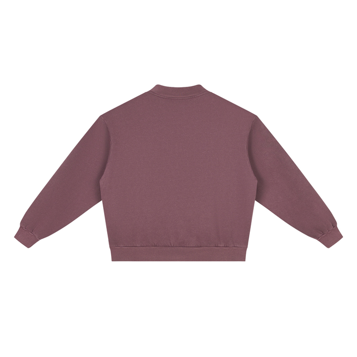 WOMEN HODDIES  Vintage Wash Fleece Quarter Zip Sweatshirt
