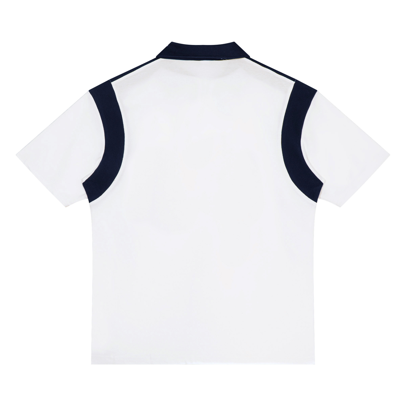men brand Unisex Color Block Quarter Zip Polo Shirt