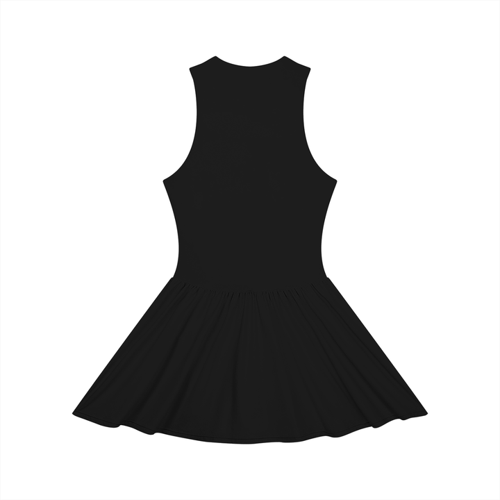Women’s one piece Ruched Sleeveless Full-Zip Dress