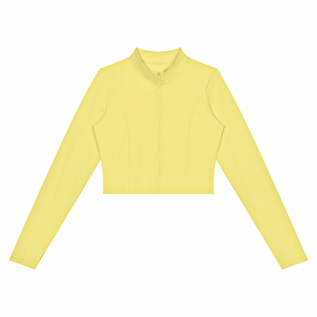 women gym wear Crop Yoga Sports Jacket