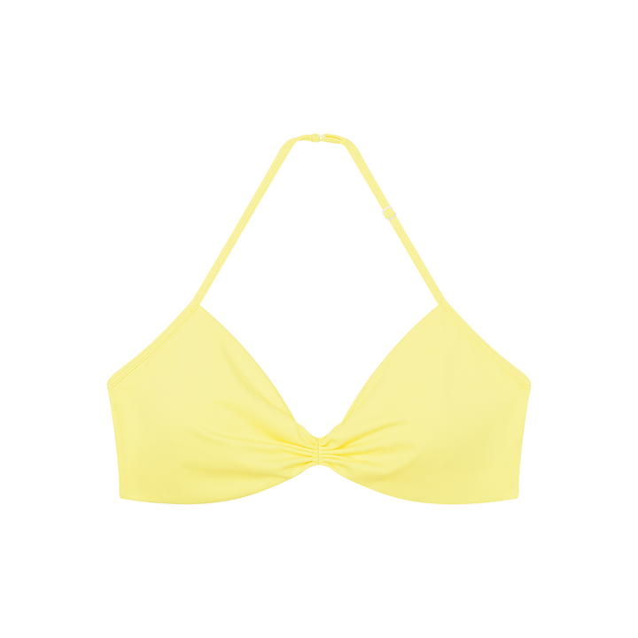 Women’s gym wear Ruched Halter-Neck Sports Bra