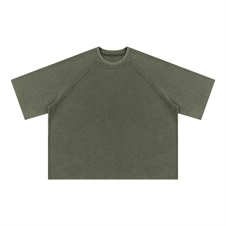 men t shirt Unisex Mineral Wash Boxy Waffle T-Shirt