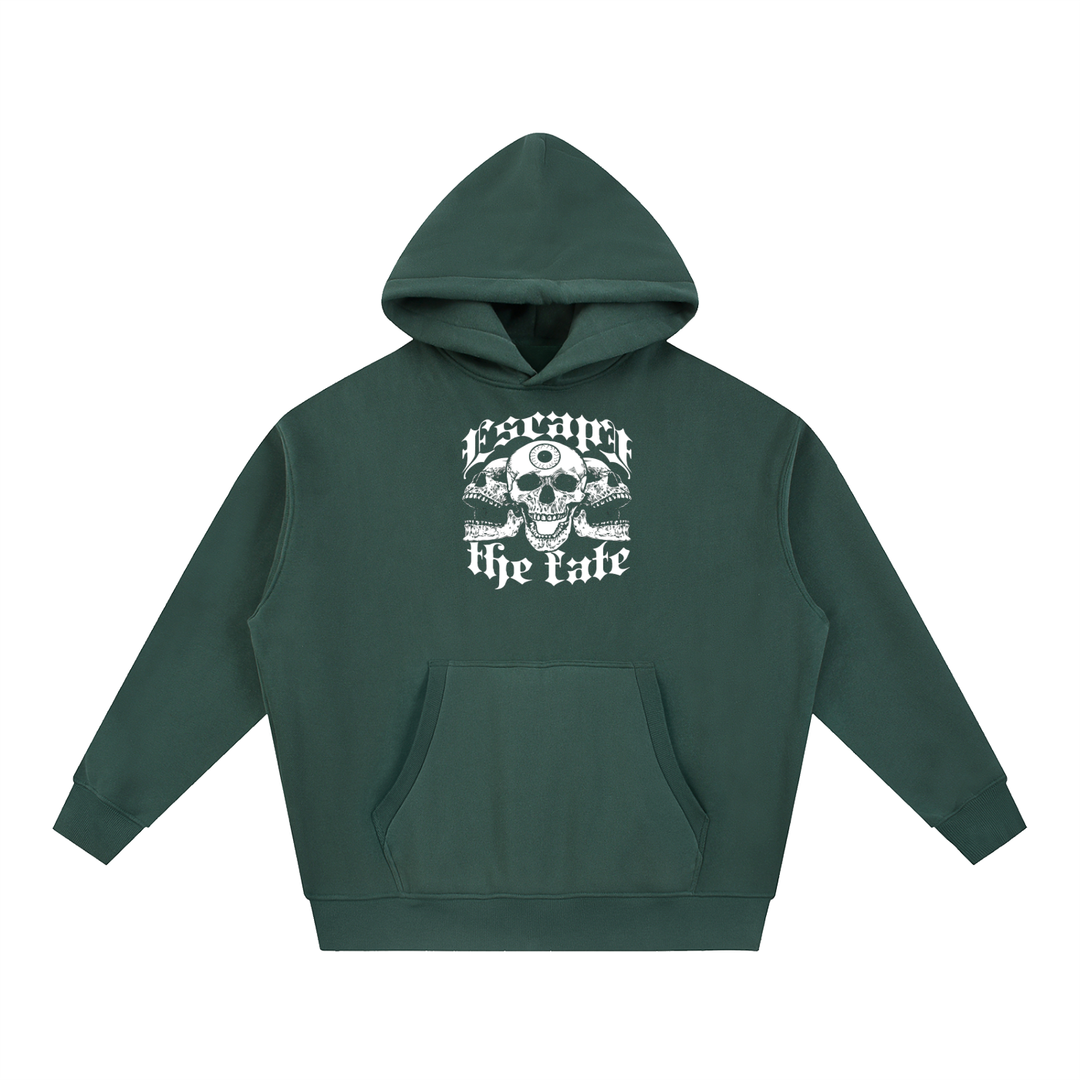 men graphic Essential Oversized Boxy Fit Fleece Hoodie
