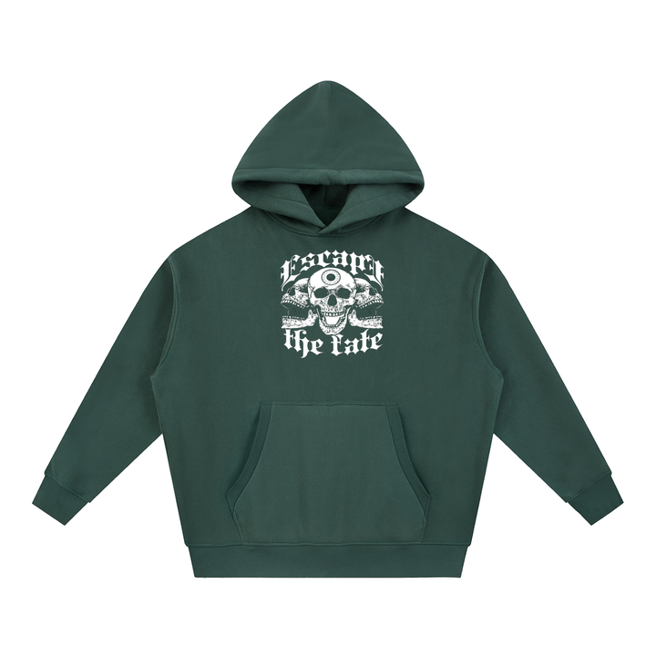 men graphic Essential Oversized Boxy Fit Fleece Hoodie