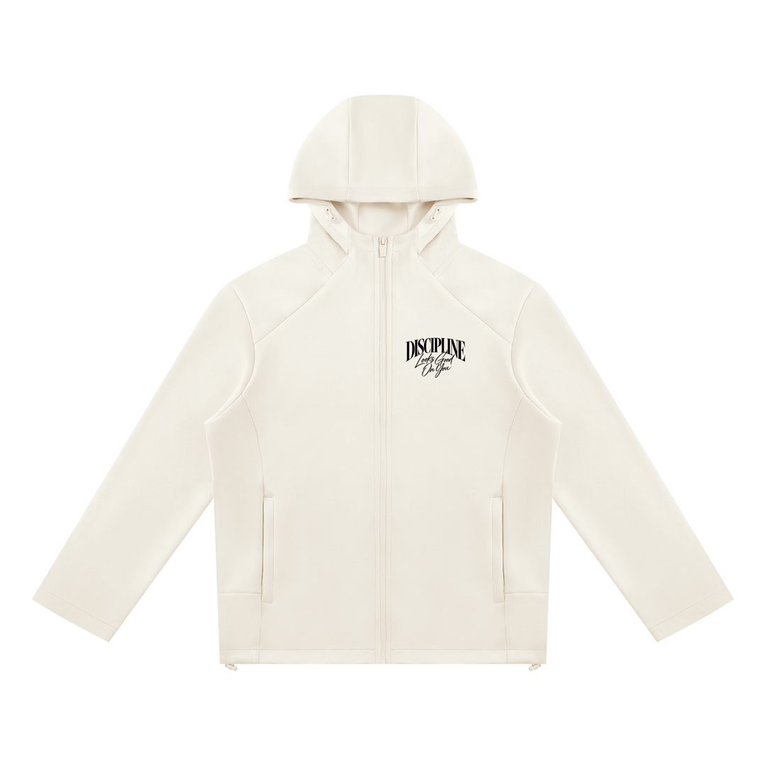 women graphic Paneled Full Zip Hoodie